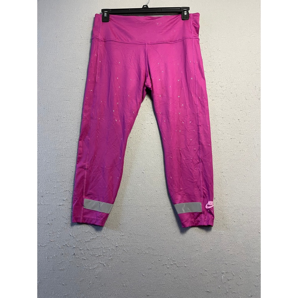 Nike Air Dri-FIT Leggings Polyester Pink 1X Womens